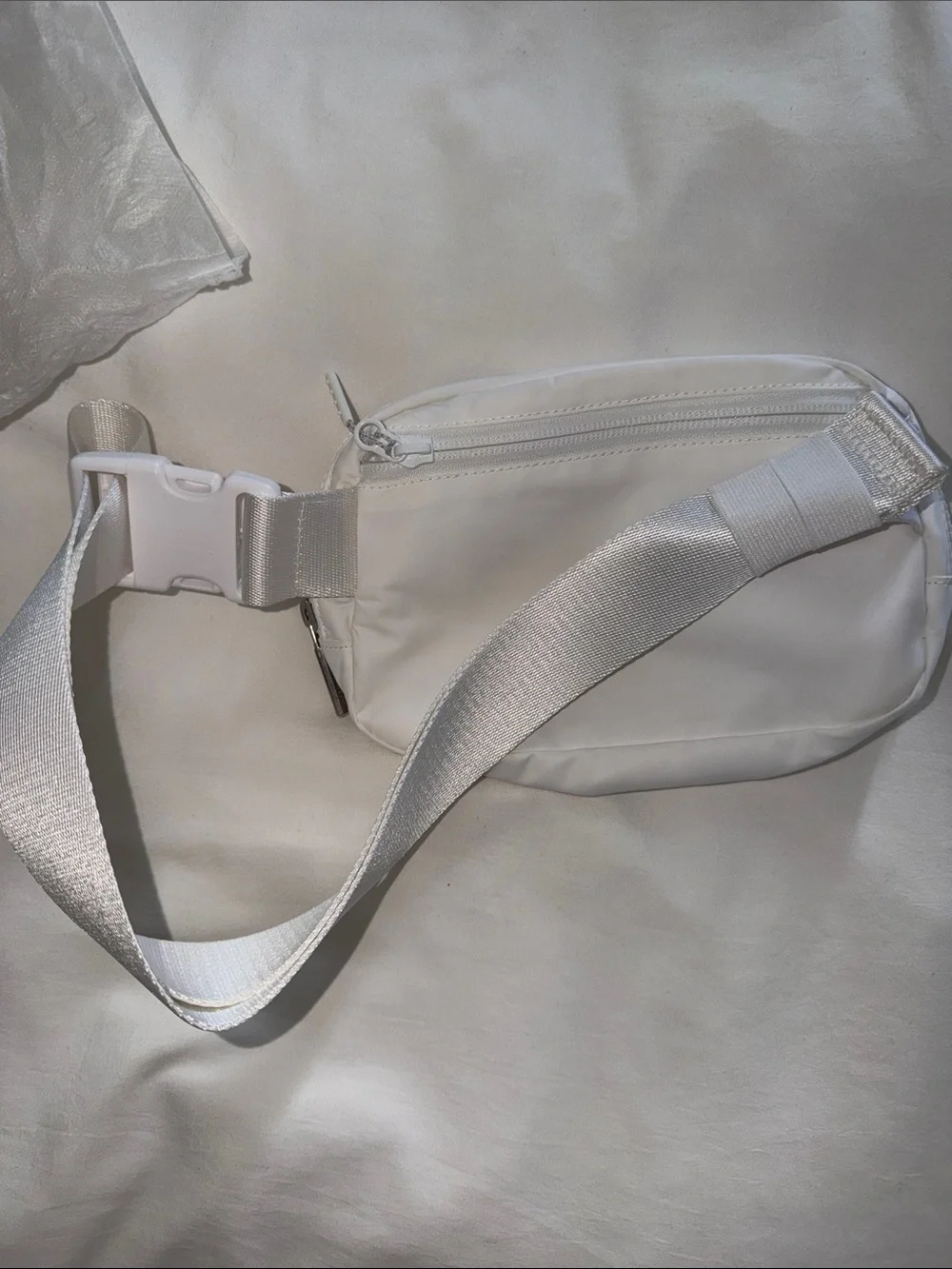 lululemon athletica White Crossbody Belt Bag NWOT